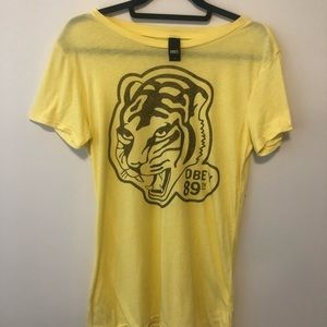 OBEY Yellow Tiger 89th T-Shirt